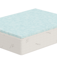 Tempflow® Serene™ Plush Gel-Infused Kool-Flow™ Memory Foam Mattress Topper