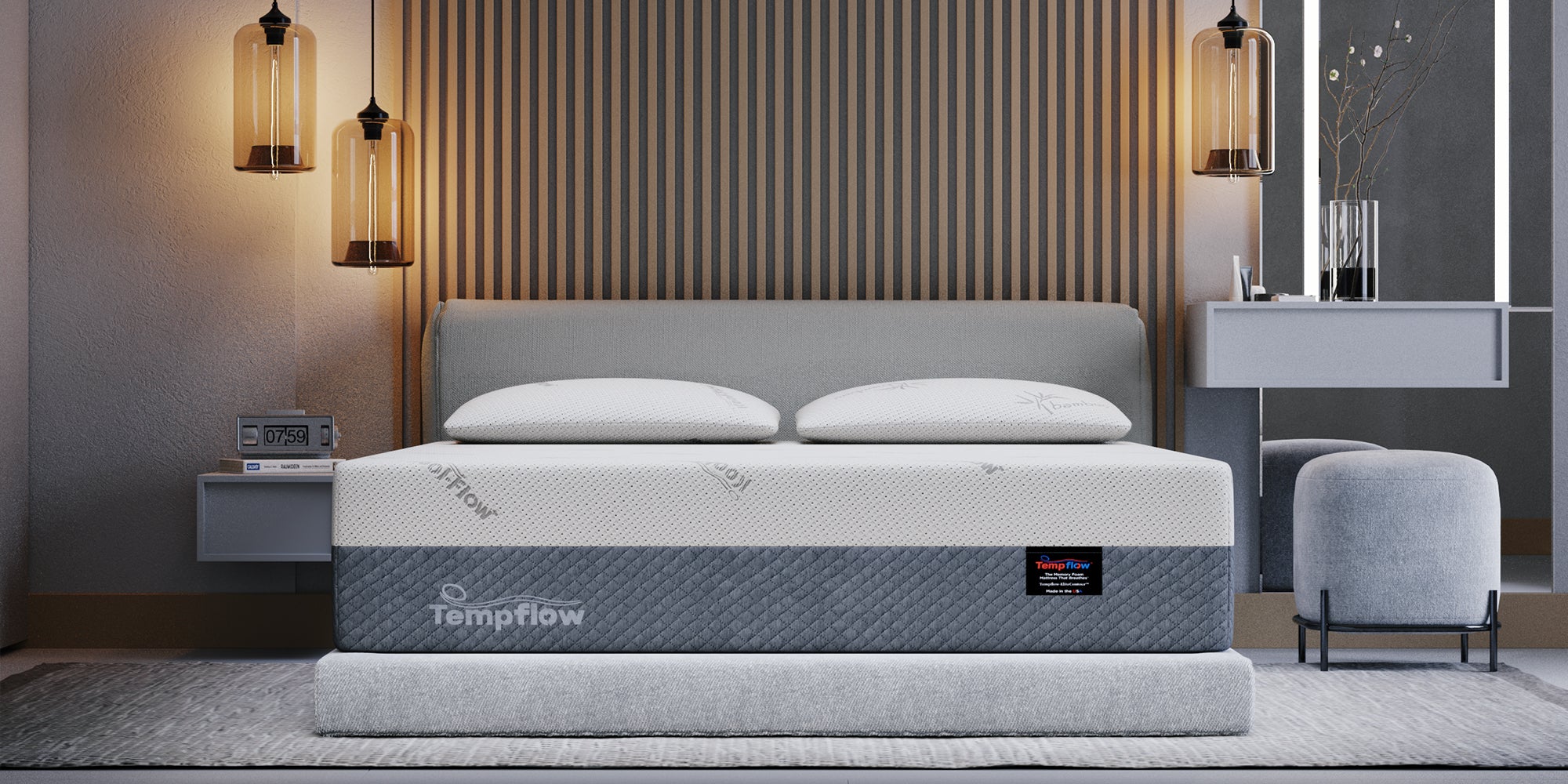 Elite Contour Medium Firmness Mattress by Tempflow