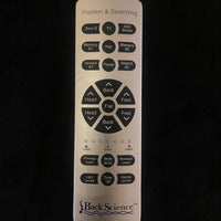BackFlex 3 adjustabl base simple remote with zero gravity and memory buttons.