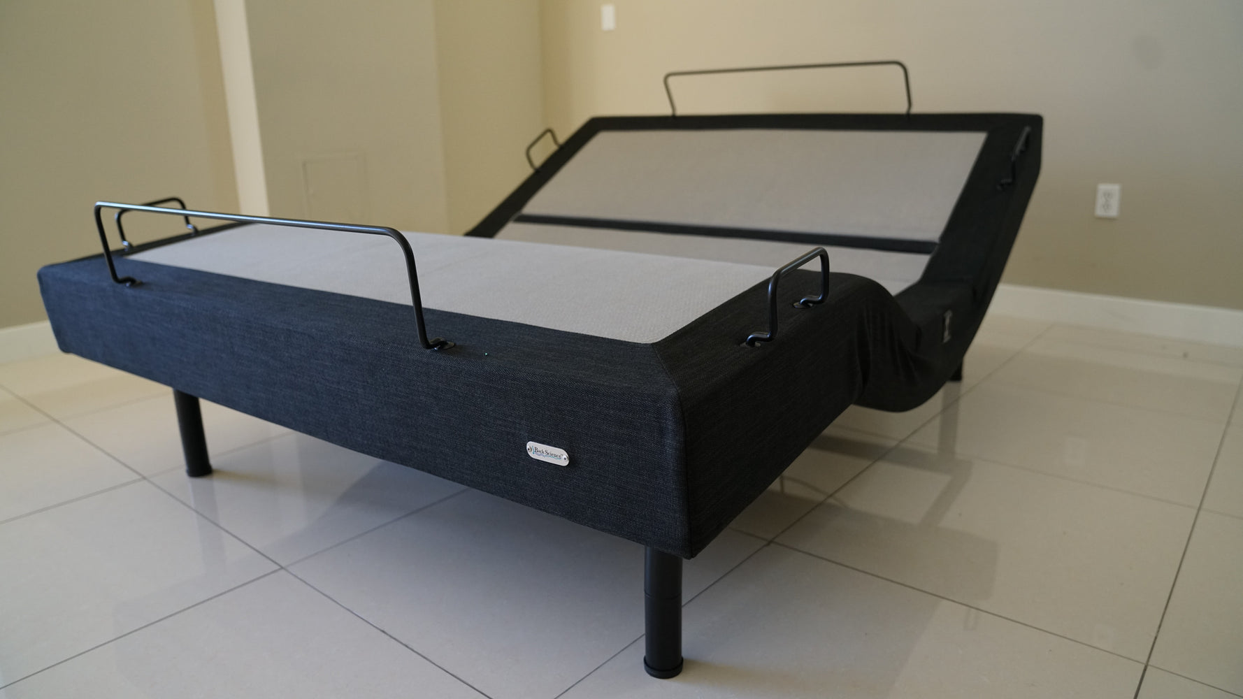 BackFlex 3 adjustable base for back support queen size in showroom