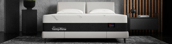 Tempflow cooling memory foam mattress bedroom shot