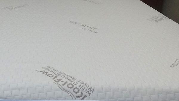 Kool-Flow® Organic Cotton Memory Foam Mattress Protector