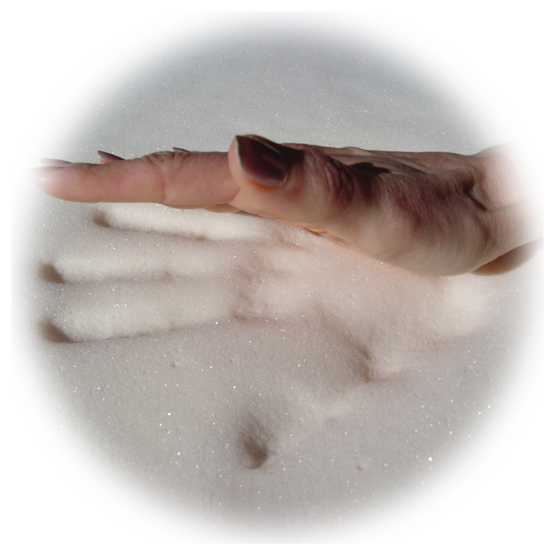 Memory Foam Handprint