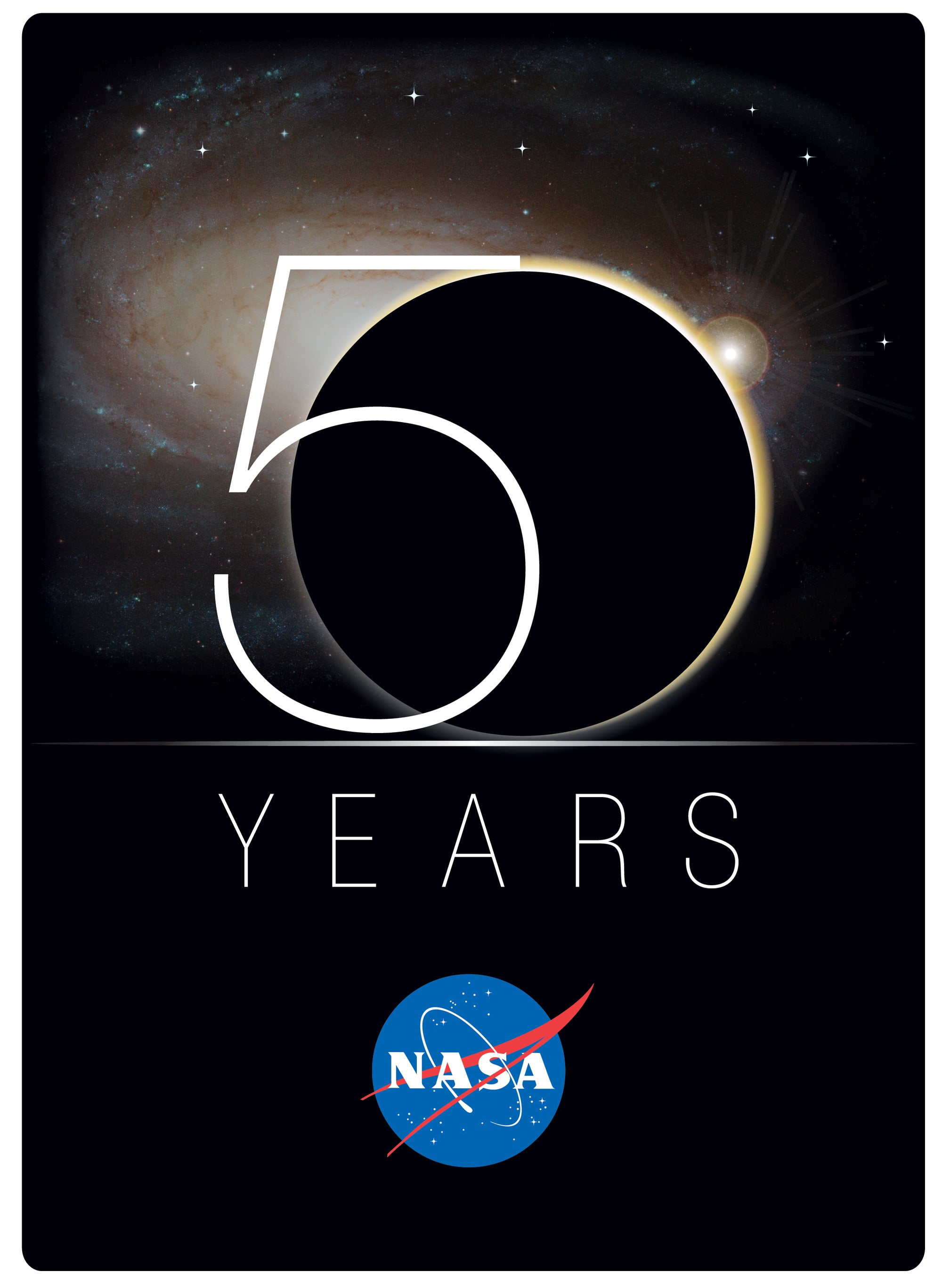 NASA 50 Years Logo