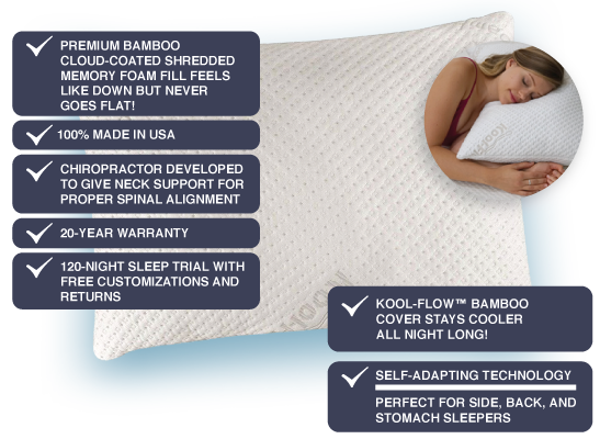 Comfort tech serene sales comfort foam contour pillow